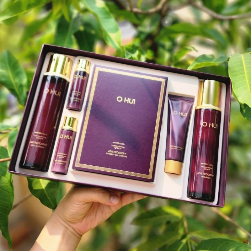 Bộ dưỡng da chống lão hóa Ohui Age Recovery 3pcs Special Set