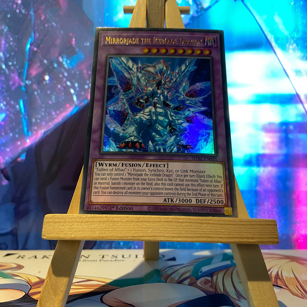 [ Bài Yugioh Chính Hãng ] Mirrorjade the Iceblade Dragon SDAZEN041