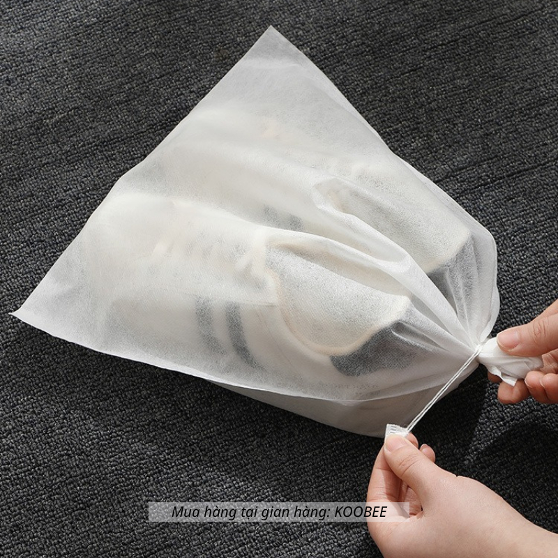 Combo 20 Túi Đựng Giày Đa Năng – Vải Không Dệt, Dây Rút Tiện Lợi – Bảo Quản Giày Dép, Quần Áo, Vật Dụng Cá Nhân | CSNC36