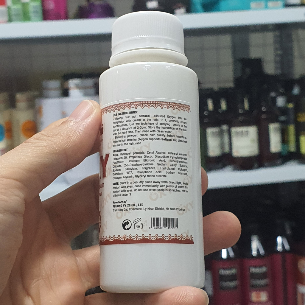 Oxy trợ dưỡng nhuộm tóc size:100ml nhuộm tóc tại nhà chuẩn salon