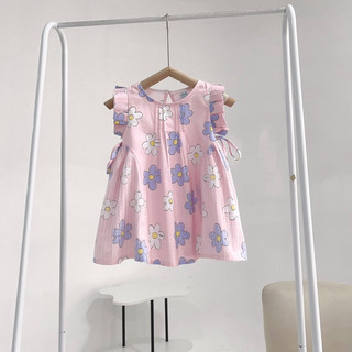 Váy bé gái sát nách phong cách Hàn Quốc 1-7 tuổi (8-26kg) N028