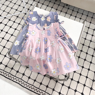 Váy bé gái sát nách phong cách Hàn Quốc 1-7 tuổi (8-26kg) N028