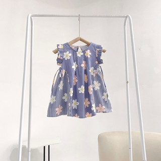 Váy bé gái sát nách phong cách Hàn Quốc 1-7 tuổi (8-26kg) N028