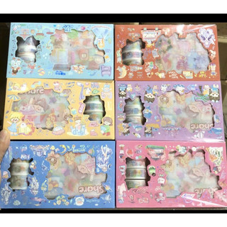 Hộp sticker trang trí và Băng keo dễ thương cho bé