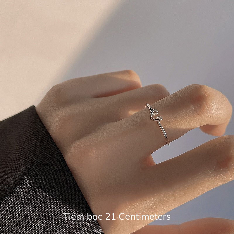 Ảnh Nhẫn bạc Hearty Nhẫn bạc Tiệm bạc 21Centimeters 2