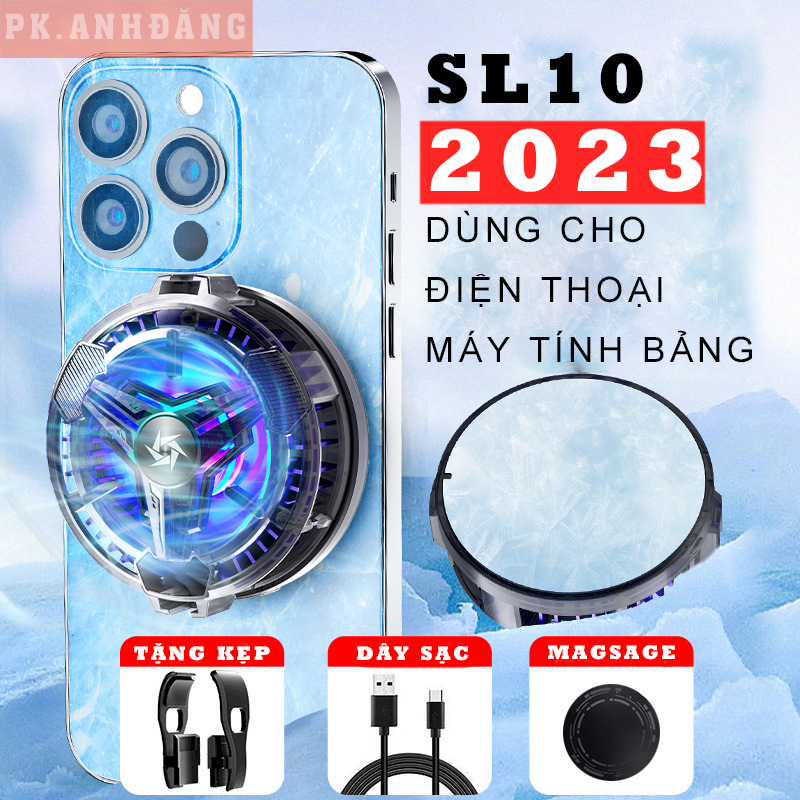 Sò Lạnh Magsafe Từ Tính, Quạt Tản Nhiệt SL10 Cho Điện Thoại Máy Tính Bảng Giá Rẻ