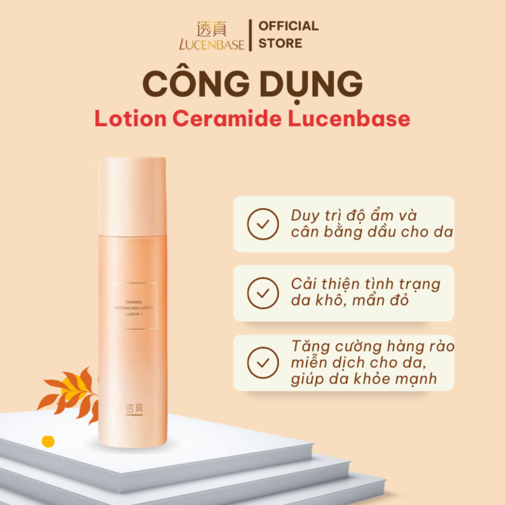 Lotion Ceramide LUCENBASE cấp ẩm, phục hồi da 100ml | Shopee Việt Nam