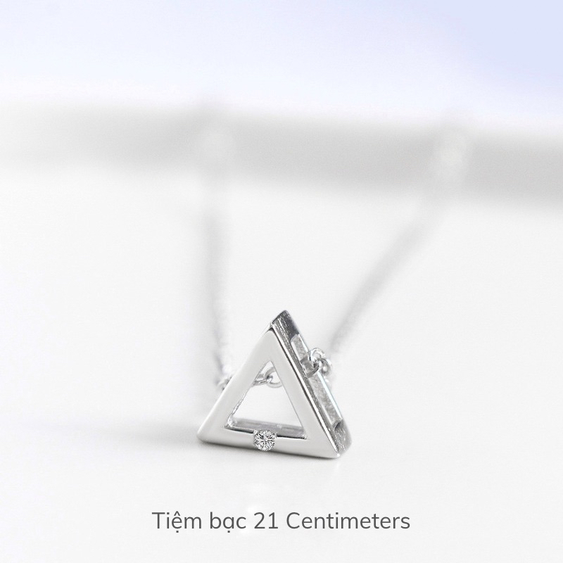 Ảnh Dây chuyền bạc Triangle, Dây chuyền Tiệm bạc 21Centimeters 3