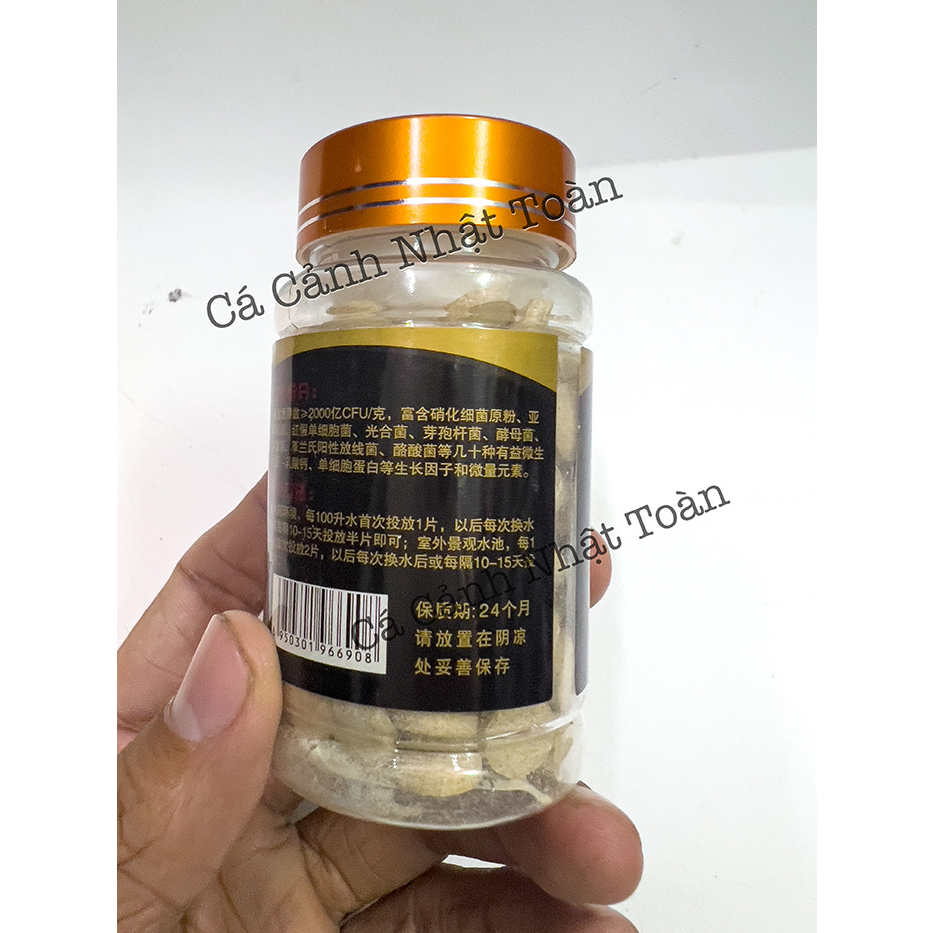 [8 VIÊN] VI SINH DẠNG VIÊN EM LÀM TRONG NƯỚC BỂ CÁ CẢNH JIEBAO