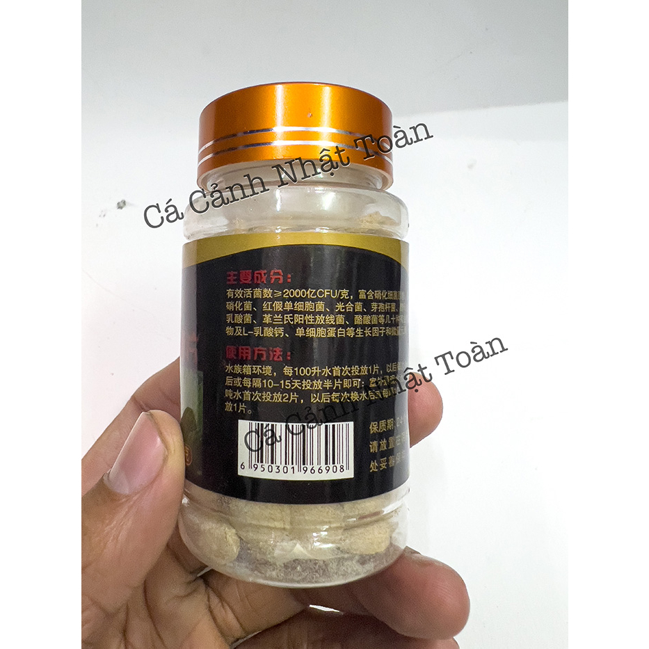 [8 VIÊN] VI SINH DẠNG VIÊN EM LÀM TRONG NƯỚC BỂ CÁ CẢNH JIEBAO