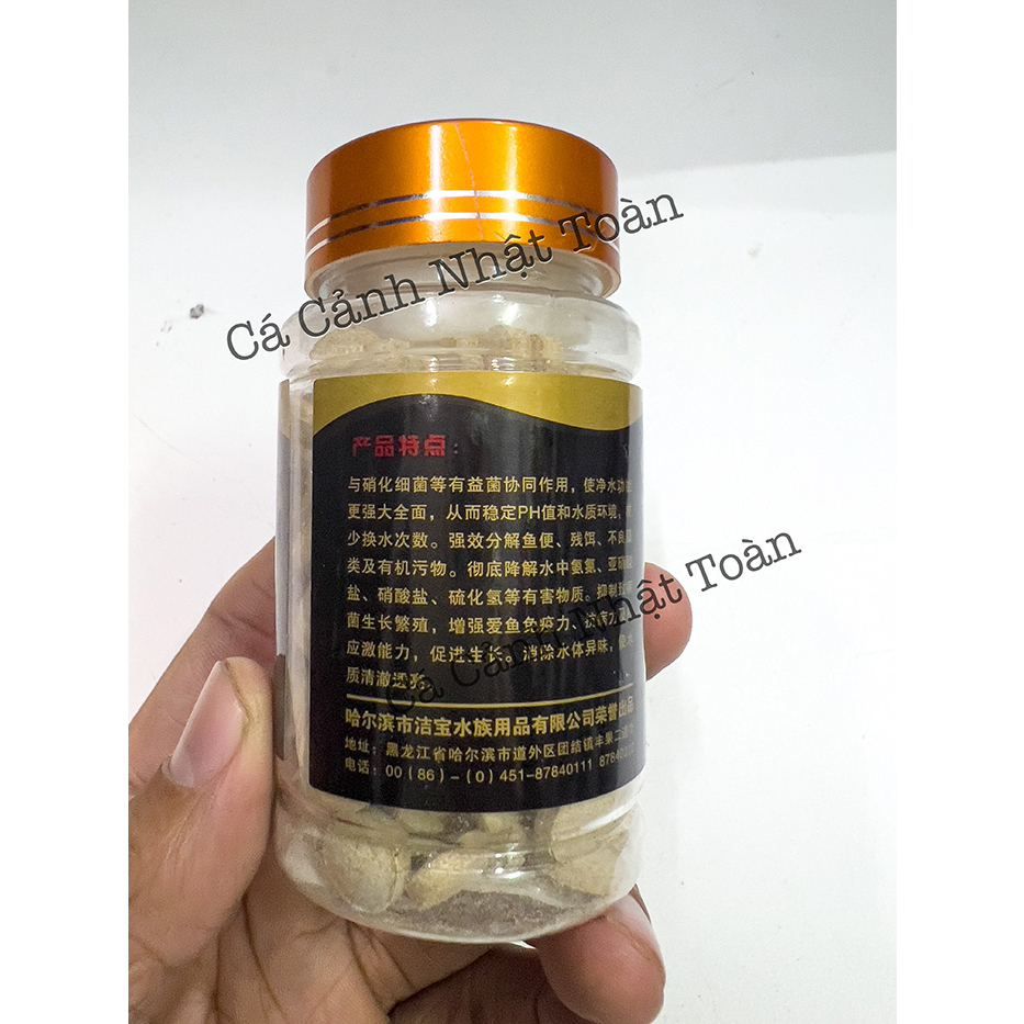 [8 VIÊN] VI SINH DẠNG VIÊN EM LÀM TRONG NƯỚC BỂ CÁ CẢNH JIEBAO