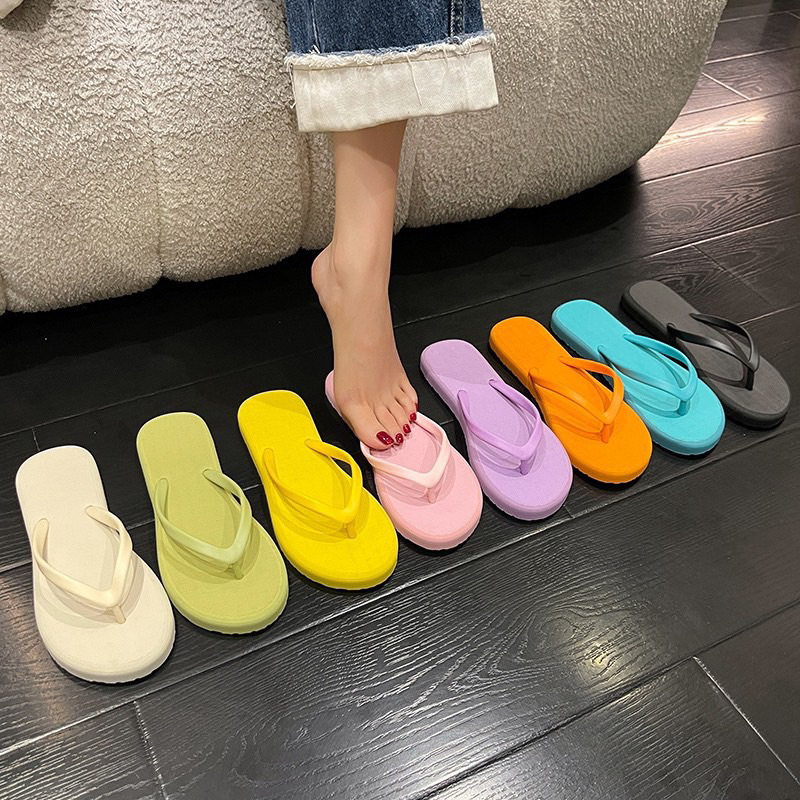 Dép kẹp dép xỏ ngón dép tông nữ dép đi biển dép đi trong nhà có đế chống trơn chống trượt cao cấp