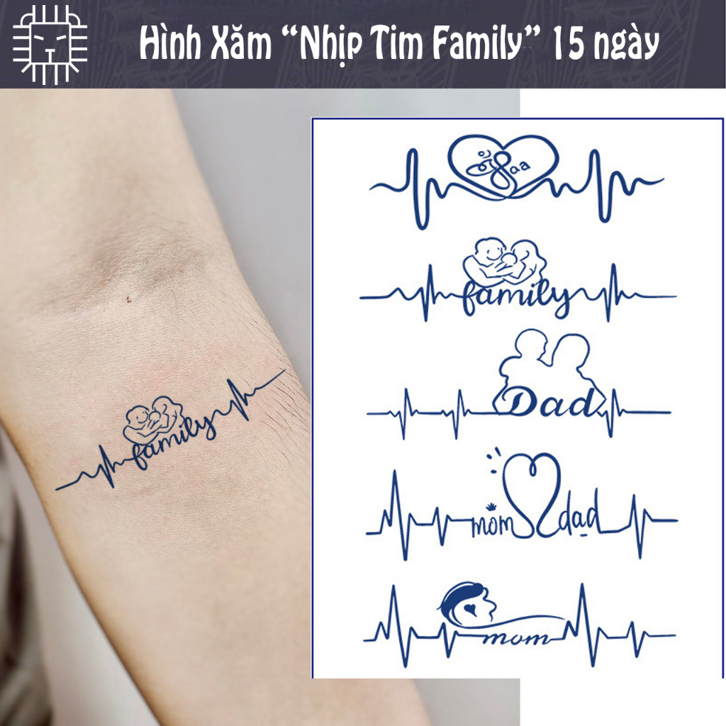 Hình Xăm Nhịp Tim Chữ Family: Ý Nghĩa, Mẫu Thiết Kế Và Hướng Dẫn Tạo Ra Tác Phẩm Độc Đáo