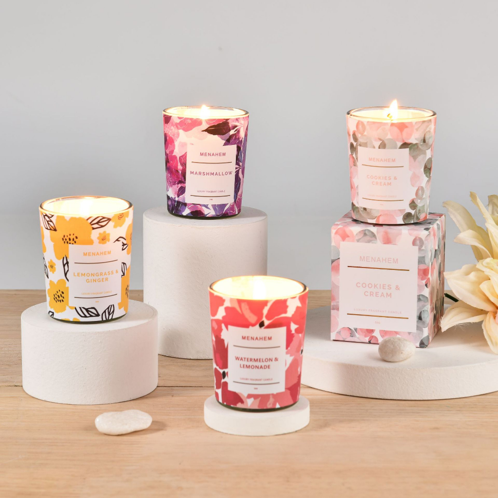 Nến Thơm Thư Giãn Không Khói Menahem Luxury Fragrant Candle