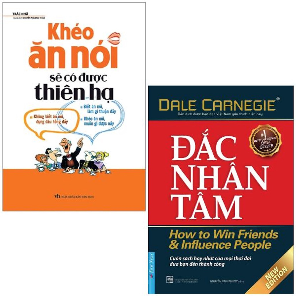 Combo Sách - Đắc Nhân Tâm + Khéo Ăn Nói Sẽ Có Được Thiên Hạ - Tái Bản