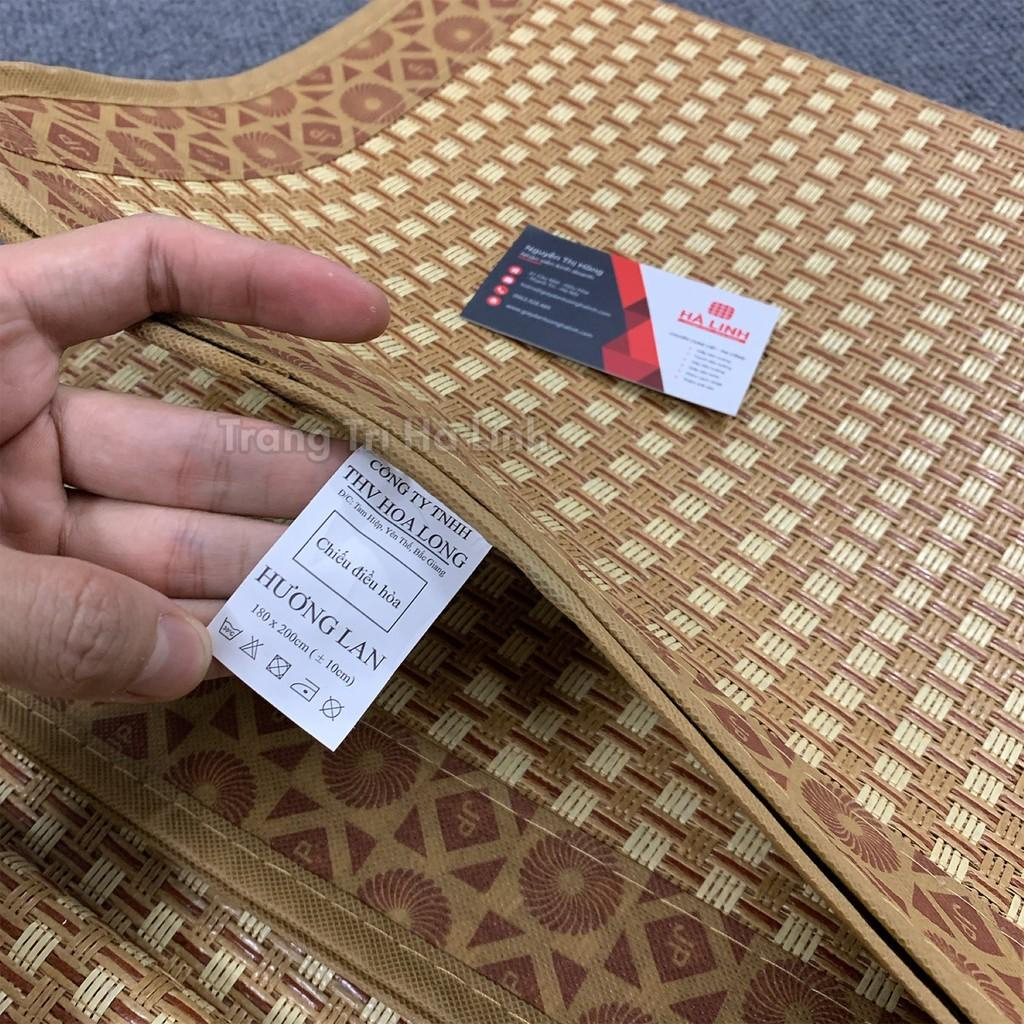 Chiếu Điều Hòa Dây Sợi Mây, Lót Lụa và Lót Vải Cao Cấp, Hàng Xuất Khẩu, Không Có Dằm, An Toàn Cho Bé