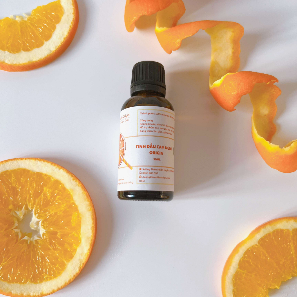 Tinh dầu cam ngọt tự nhiên nguyên chất Origin 30ml - Xông thơm, massage, thư giãn