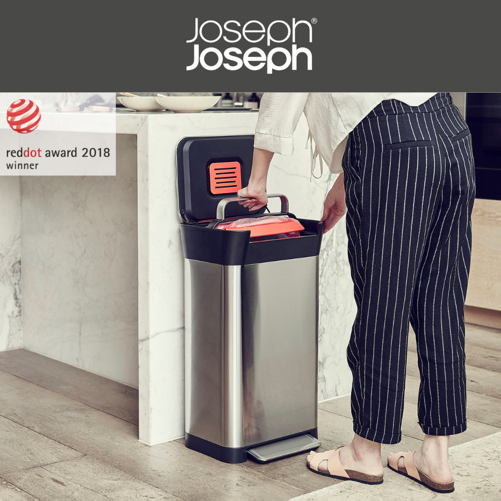 Thùng rác nén thông minh Joseph Joseph Titan 30L - 300307 (đạt giải thưởng thiết kế Reddot Award 2018)