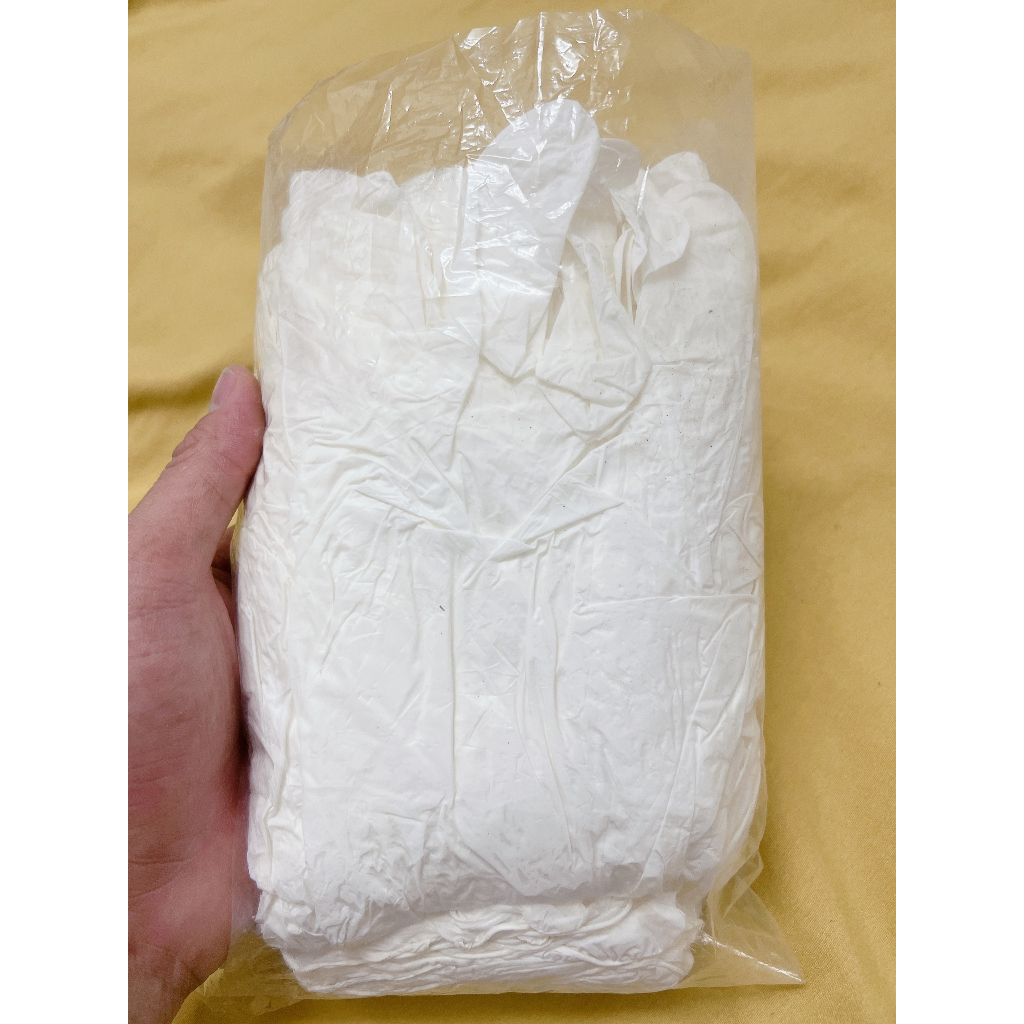 ( Xả Kho ) 1 Kg Găng Tay Cao Su , Găng Tay Không Bột Nitrile Trắng, Đen Sử Dụng An Toàn Cho Da