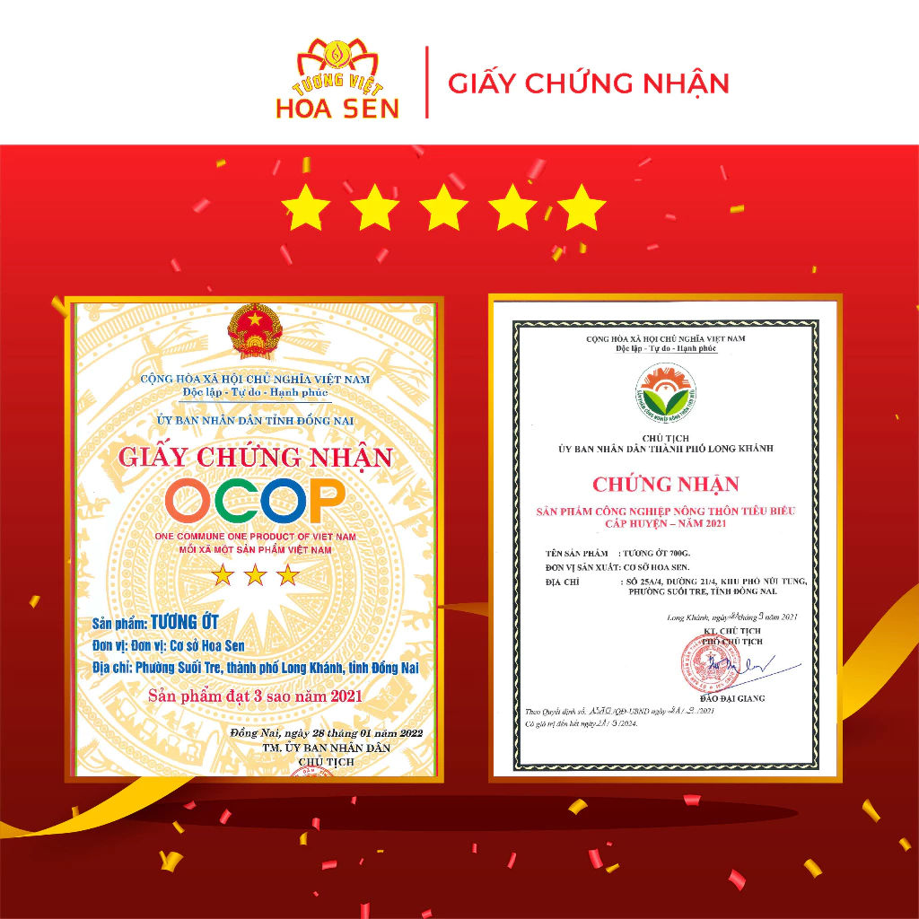 Tương Ớt Bình Pet 4,2kg - Tương Việt Hoa Sen - Đậm đà bắt vị