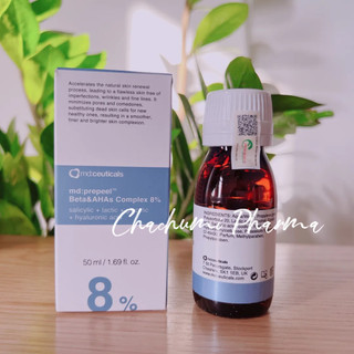 Peel da Md:ceuticals Prepeel Beta & AHAs Complex 8% 50ml kiểm soát nhờn, dầu mụn