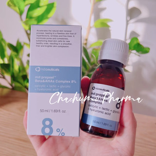 Peel da Md:ceuticals Prepeel Beta & AHAs Complex 8% 50ml kiểm soát nhờn, dầu mụn