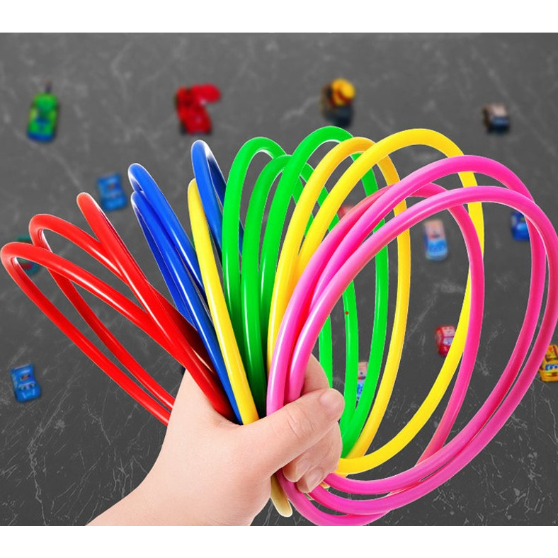 Set 5-10 Vòng ném cổ chai, vòng ném vận động, vòng ném cổ vịt đủ kích thước