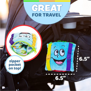 Đồ Chơi Khám Phá Kỹ Năng - Vận Động Tinh Montessori Cho Bé - Buckle Toys Bubbles Square