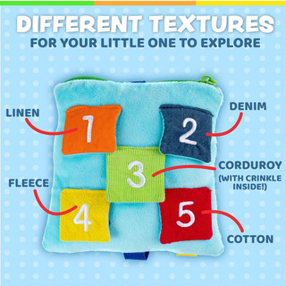 Đồ Chơi Khám Phá Kỹ Năng - Vận Động Tinh Montessori Cho Bé - Buckle Toys Bubbles Square