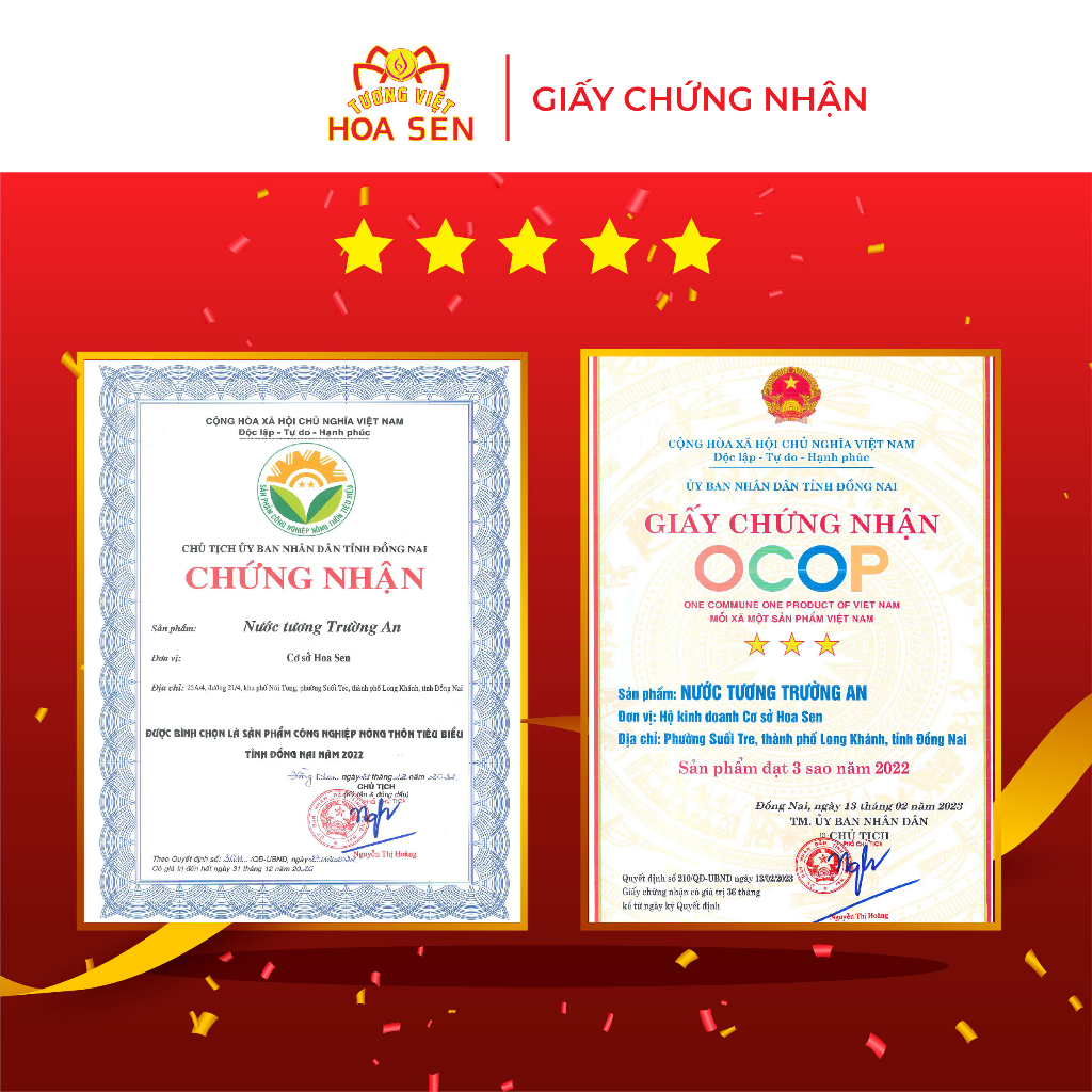 Nước Tương gói 10g/ 250 gói/ túi- Tương Việt Hoa Sen - Đậm đà bắt vị