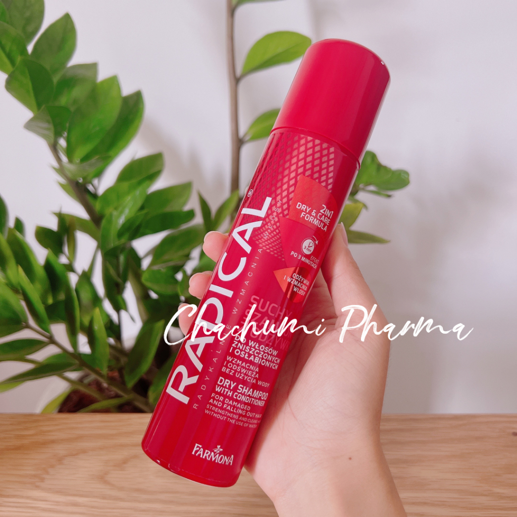 Dầu gội khô Radical 2in1 Dry&Care Formula dành cho tóc mỏng, yếu, dễ gãy  rụng giúp kiềm dầu, tạo độ phồng cho tóc 180ml | Shopee Việt Nam