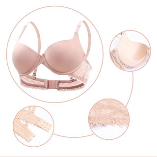 Áo ngực nữ có gọng nâng ngực 2 dây mút vừa dày 1,5cm phối ren gợi cảm thoải mái King Shop A-016