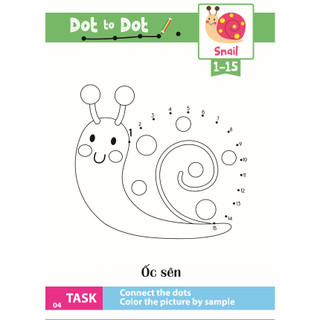 Sách - Combo 6 Cuốn: Nối số & Tô màu thông minh thế giới động vật - Song ngữ Việt Anh - ndbooks