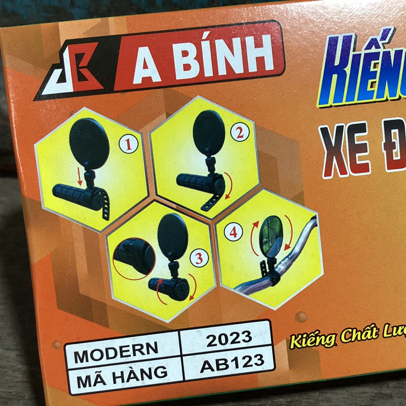 Kiếng Chiếu Hậu Xe Đạp A BÍNH (Made in Việt Nam)