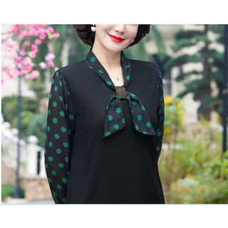 Áo Thun Kiểu Nữ Trung Niên Dài Tay Sang Trọng SM56