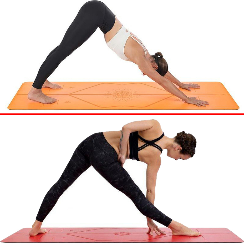 Ảnh Thảm Yoga Định Tuyến Da PU - Chọn Màu - Thảm Tập Yogo Tập Gym Thể Thao Siêu Bám Sàn Cao Cấp Chính Hãng Amalife 3