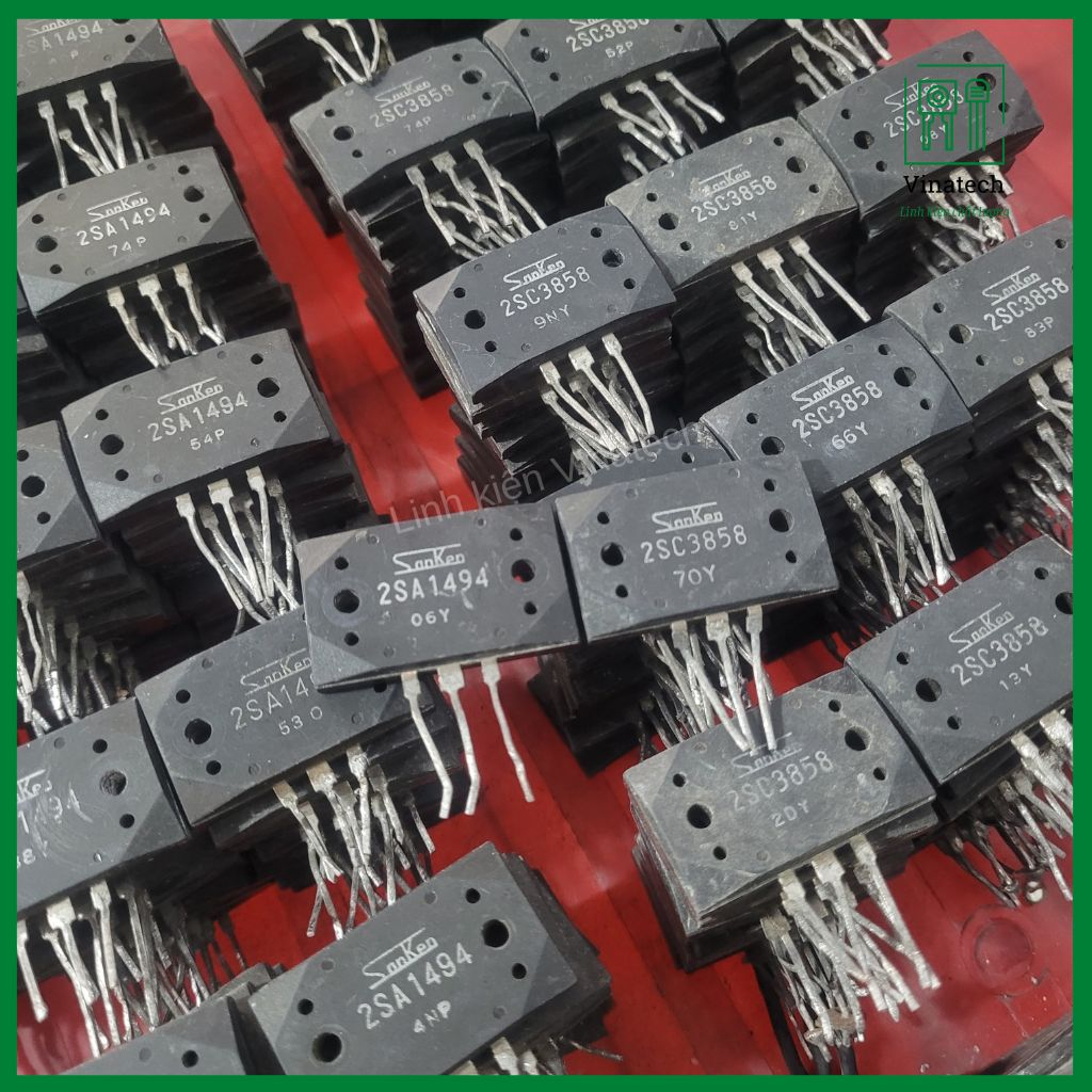 CẶP SÒ SANKEN 2SA1494/2SC3858 CHÍNH HÃNG 17A 200W 200V hàng tháo máy ...