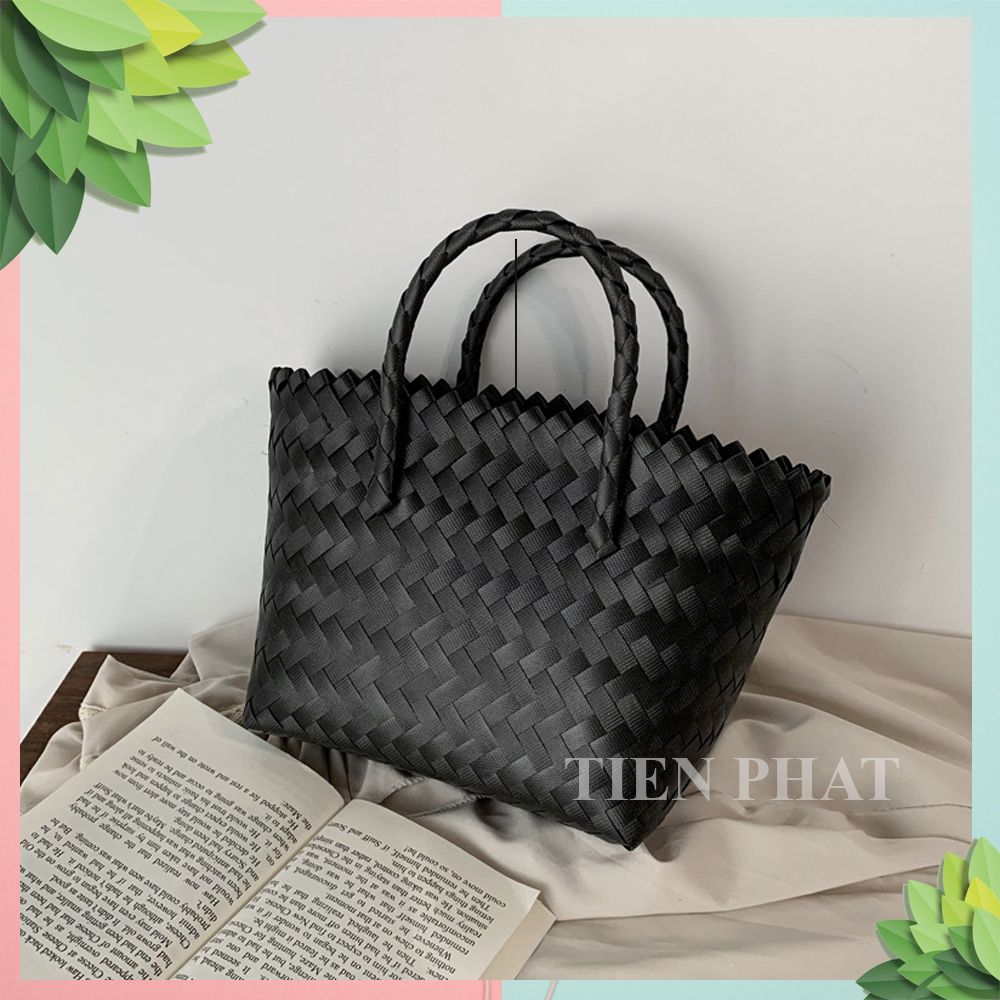 Túi đan nhựa, túi xách đi biển sang chảnh, giỏ đan nhựa | Shopee Việt Nam