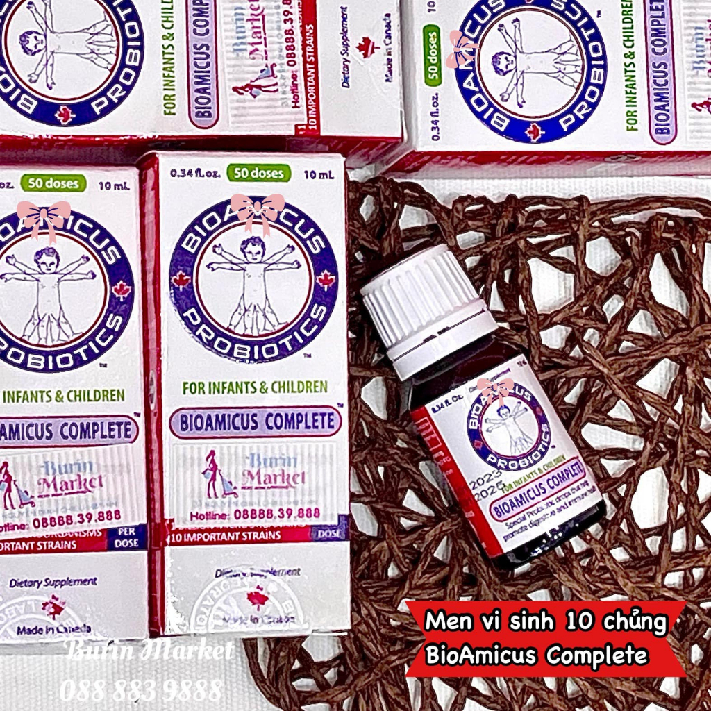Men vi sinh 10 chủng Bioamicus ( Không có thẻ cào) - Thực phẩm bổ sung ...