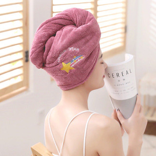 Khăn quấn tóc mũ làm khô tóc siêu tốc, khăn gội đầu lau khô tóc vải  mềm mịn