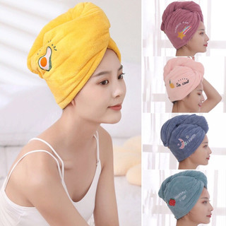 Khăn quấn tóc mũ làm khô tóc siêu tốc, khăn gội đầu lau khô tóc vải  mềm mịn