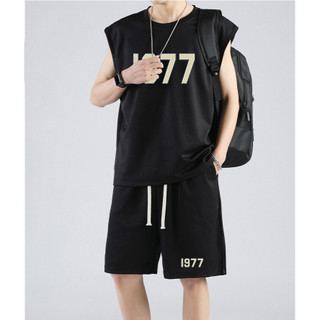 Bộ Bóng Rổ Ba Lỗ 1977 Phong Cách Tank Top Mùa Hè, Cotton Khô Mềm Mịn Thoáng Khí Thấm Hút Mồ Hôi Tốt