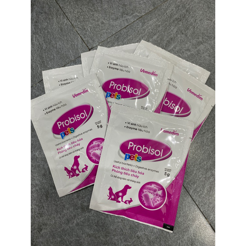 PROBISOL PETS - MEN TIÊU HÓA CHO CHÓ, MÈO - Gói 5g | Shopee Việt Nam