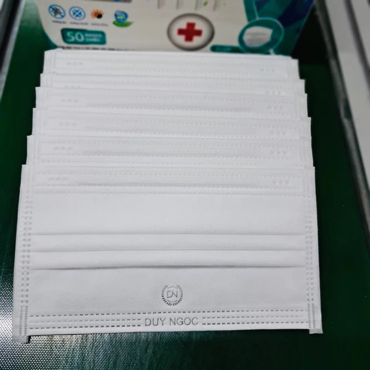 Khẩu Trang Y Tế 4 Lớp Duy Ngọc - Hộp 50 Chiếc Màu Trắng 4 Lớp DUY NGỌC Official – 3