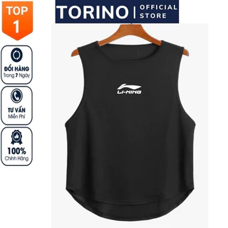 Áo ba lỗ gym nam đẹp logo 𝐋𝐈-𝐍.𝐈𝐍𝐆, chất vải Cotton Thái co giãn 4 chiều, lỗ nhỏ thoáng khí, thấm hút mồ hôi tốt