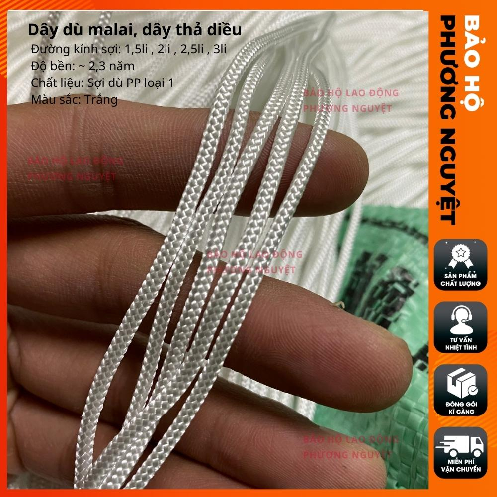 Dây thả diều, dây malai siêu bền chất lượng cao được làm bằng sợi Polyestes bền chắc, chịu nắng mưa