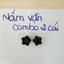 Núm vặn tay bông mai nhựa ren bằng thép