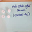 Nút bọc chân ghế nhựa chống trượt , 4 NÚT TRẮNG CHÂN GHẾ, không làm trầy xước sàn