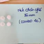 Nút bọc chân ghế nhựa chống trượt , 4 NÚT TRẮNG CHÂN GHẾ, không làm trầy xước sàn
