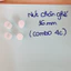 Nút bọc chân ghế nhựa chống trượt , 4 NÚT TRẮNG CHÂN GHẾ, không làm trầy xước sàn